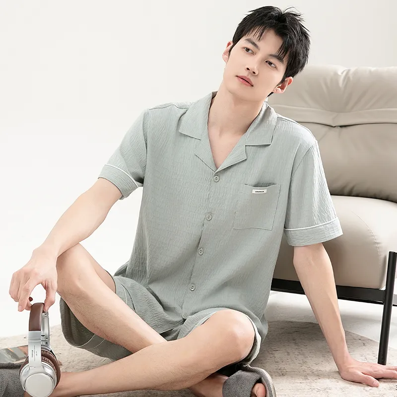 Good fortune Men Pajama Sets-7