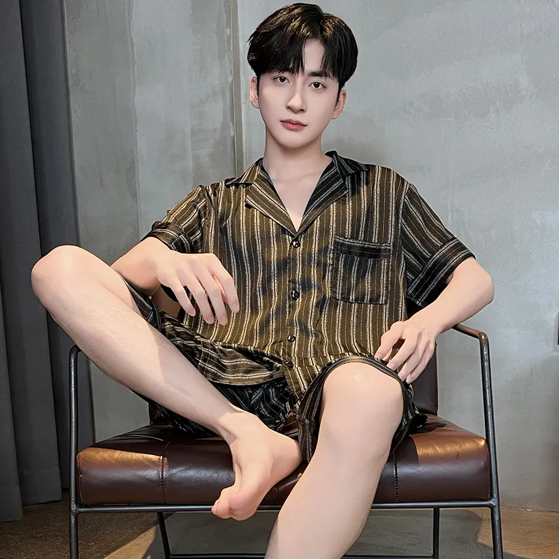 Good fortune Men Pajama Sets-5