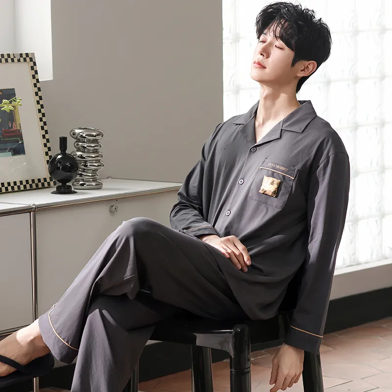Good Fortune Pajama Set Men's Image Color-5
