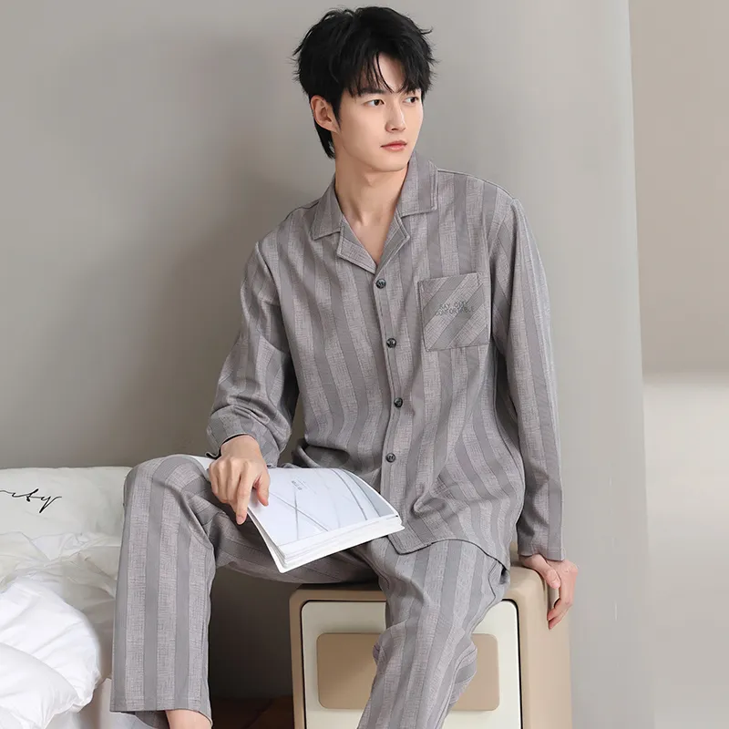 Good Fortune Pajama Set Men's Image Color-2