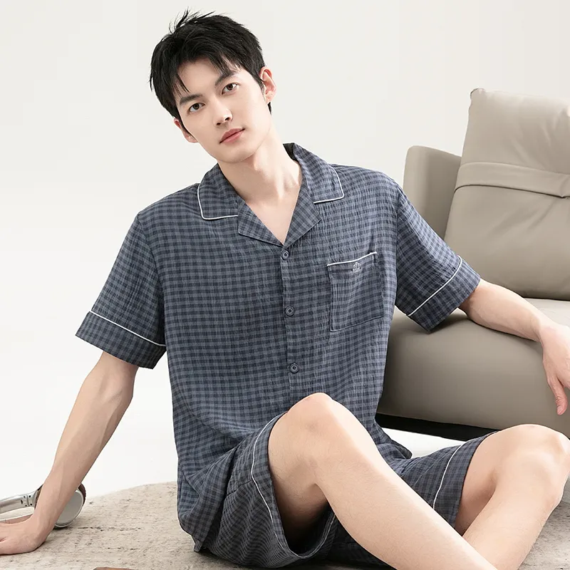 Good fortune Men Pajama Sets-7