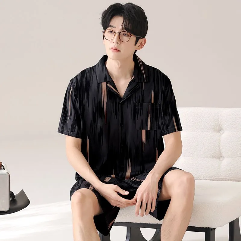 Good fortune Men Pajama Sets-2