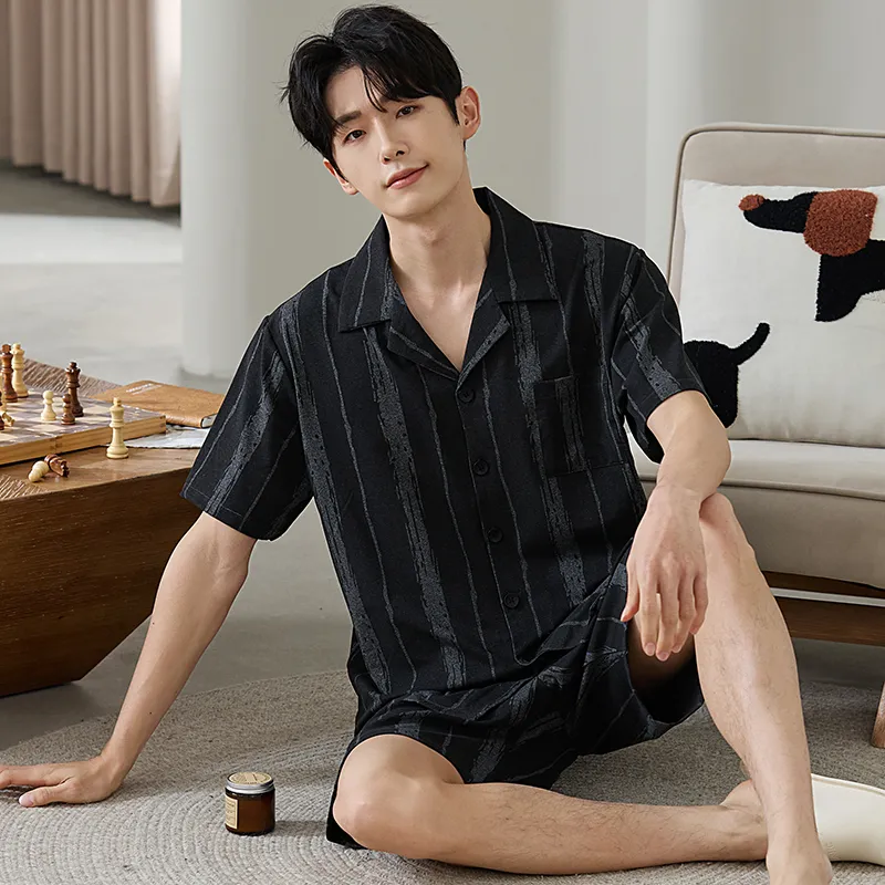 Good Fortune Pajama Set Men's Image Color-2