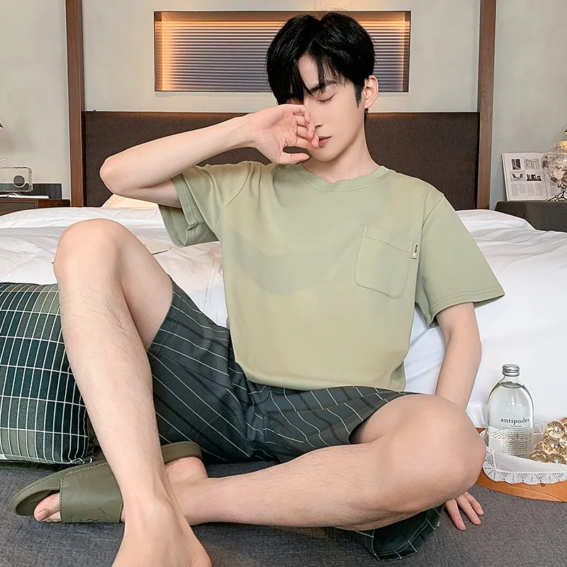 Good fortune Men Pajama Sets-3