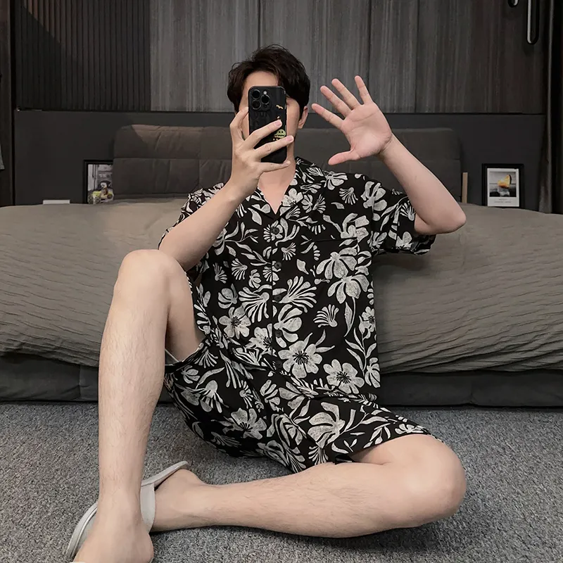 Good fortune Men Pajama Sets-2