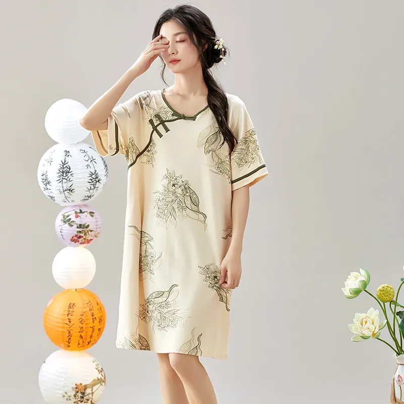 Good fortune Women's Nightgowns-1