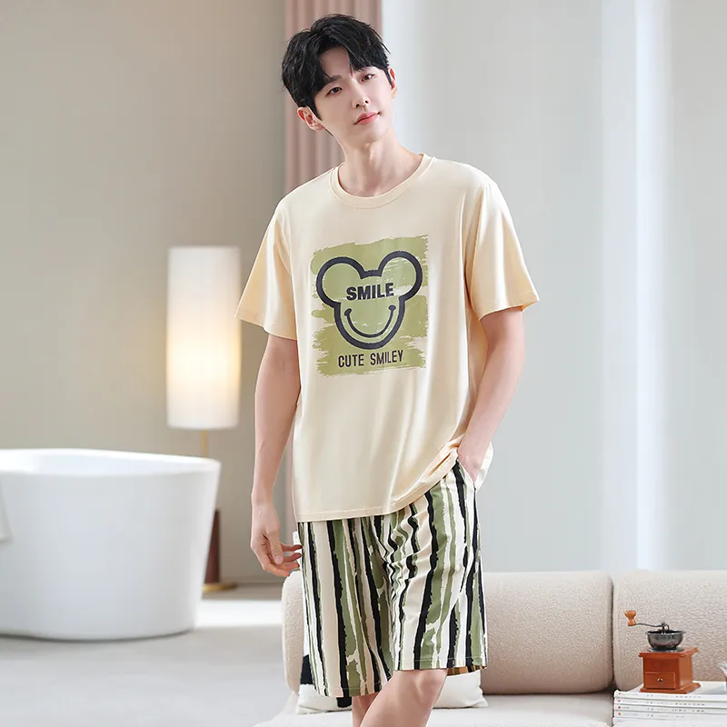 Good fortune Men Pajama Sets-1