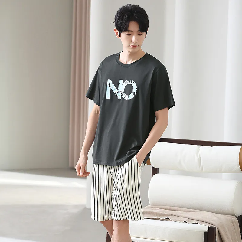 Good fortune Men Pajama Sets-2