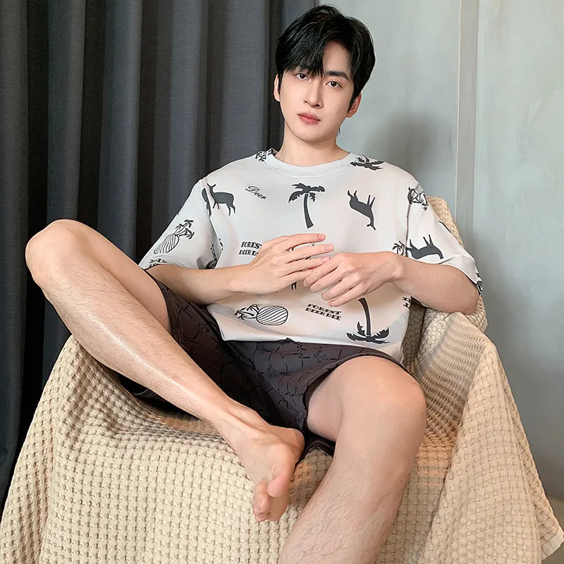 Good Fortune Pajama Set Men's Image Color-4