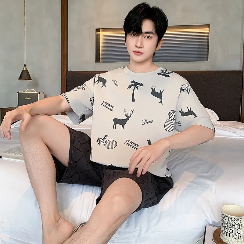 Good Fortune Pajama Set Men's Image Color-2