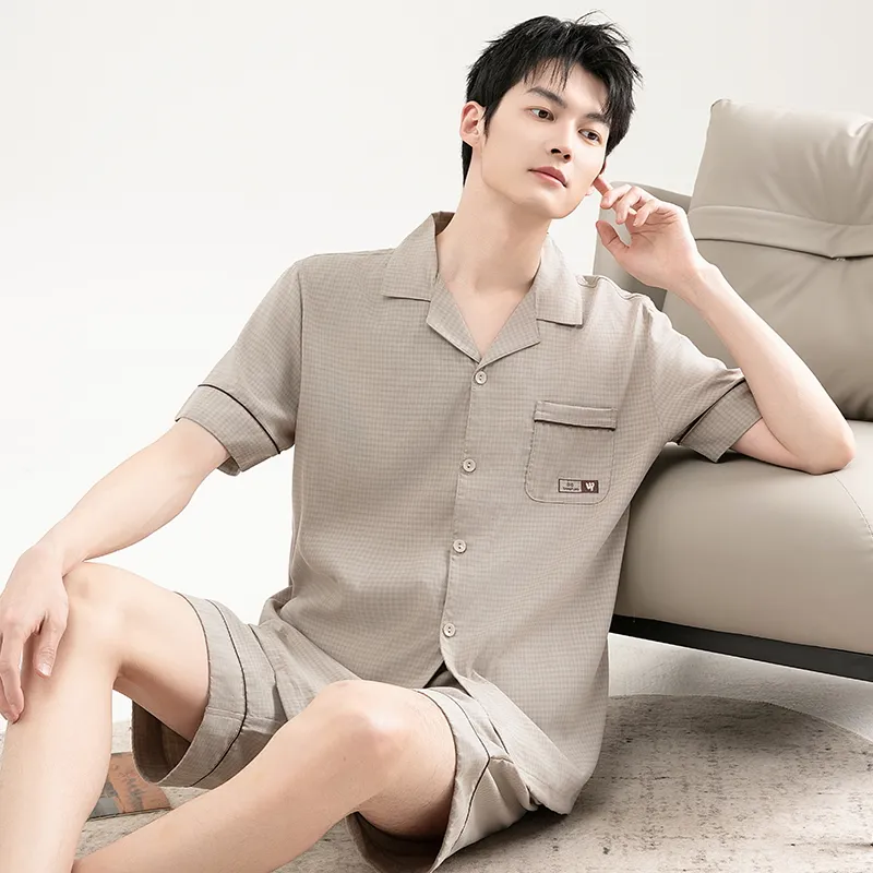 Good fortune Men Pajama Sets-6