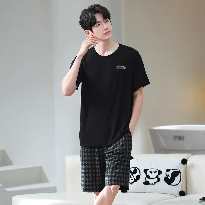 Good Fortune Pajama Set Men's Image Color-2