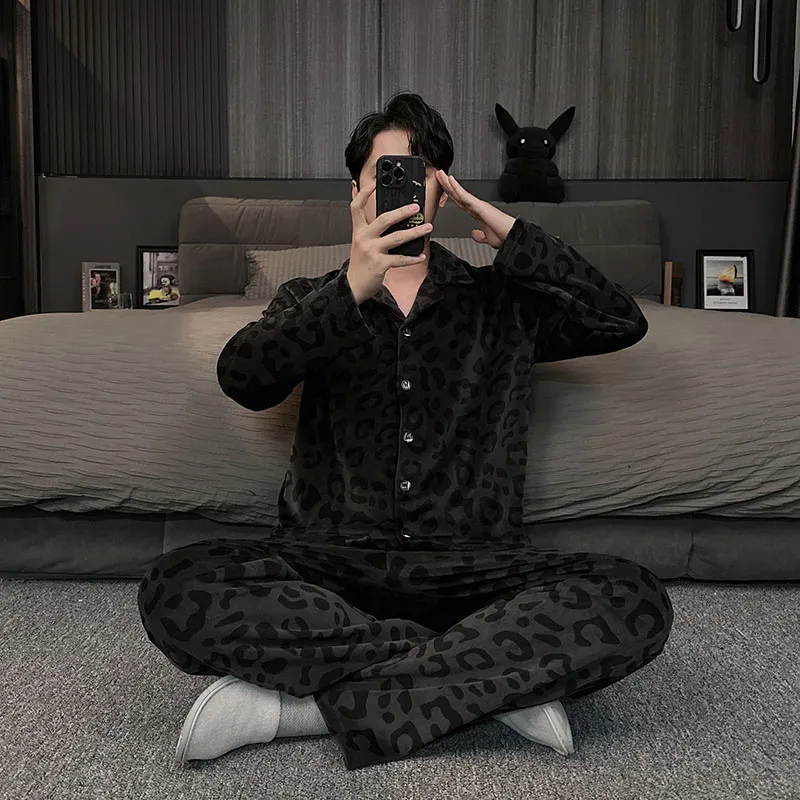 Good Fortune Pajama Set Men's Image Color-4
