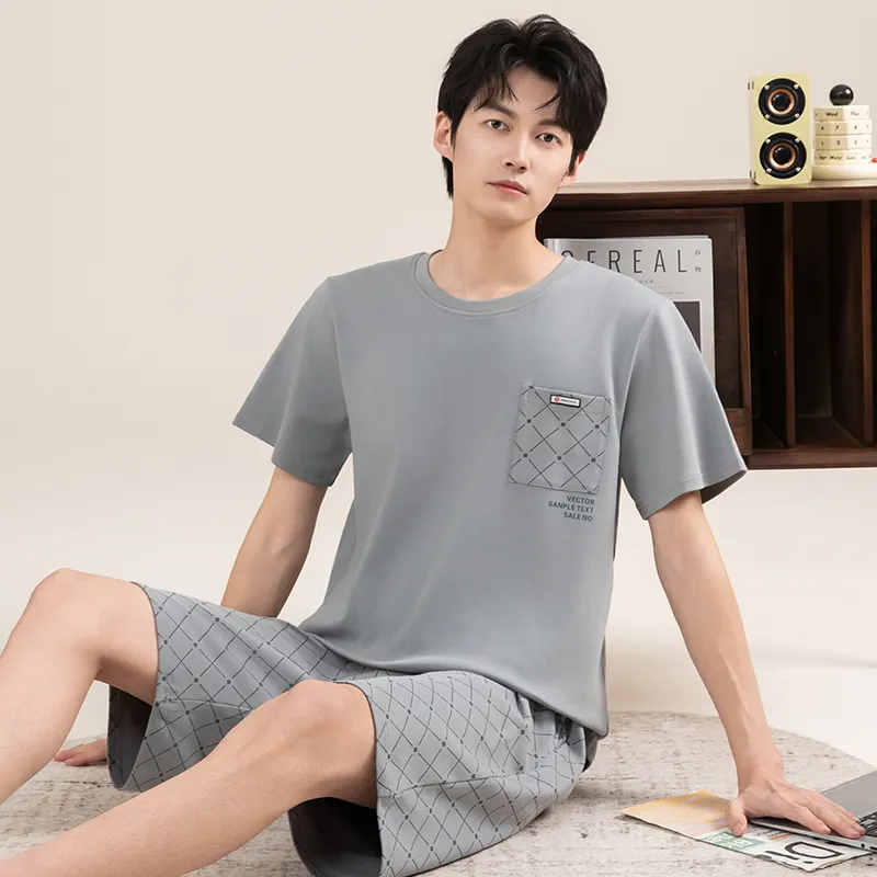 Good fortune Men Pajama Sets-7