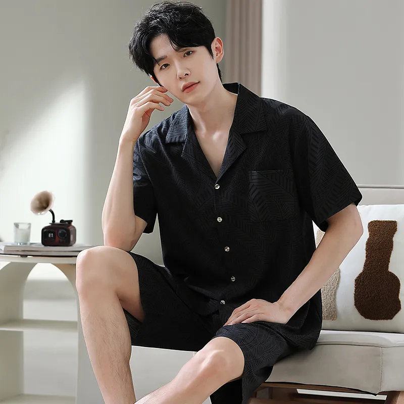 Good Fortune Pajama Set Men's Image Color-2