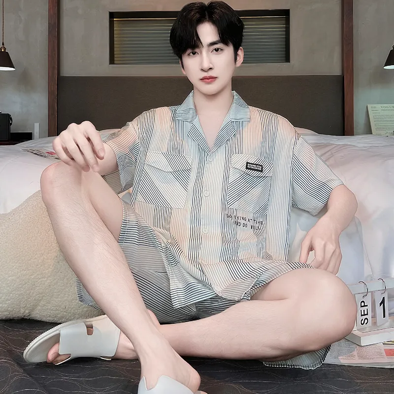 Good fortune Men Pajama Sets-5