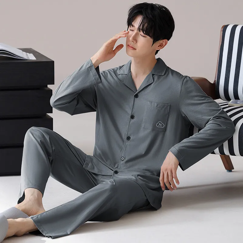 Good Fortune Pajama Set Men's Image Color-4