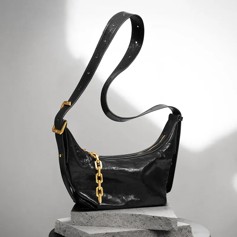 BVP Cow Leather Shoulder Bag Unisex Multicolor-5