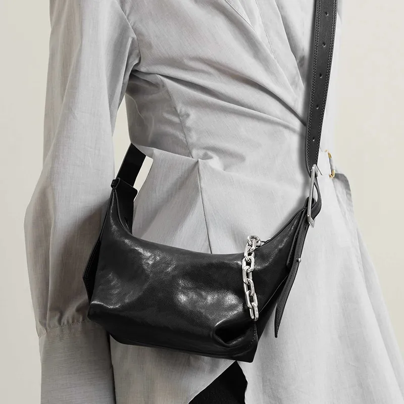 BVP Cow Leather Shoulder Bag Unisex Multicolor-12