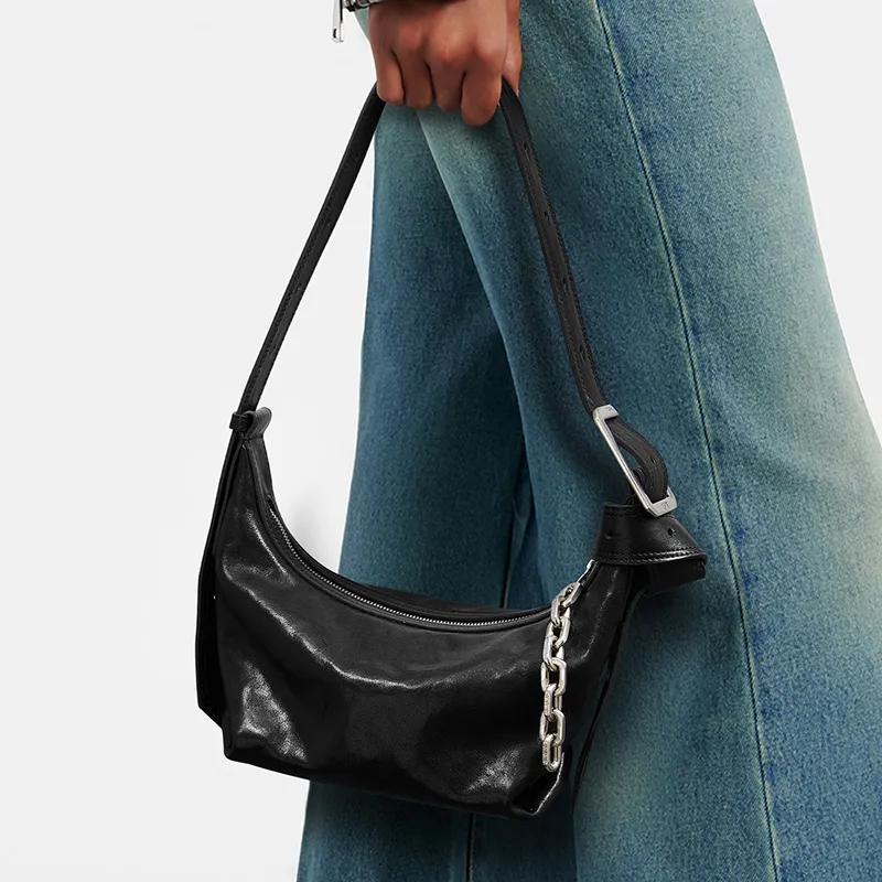BVP Cow Leather Shoulder Bag Unisex Multicolor-8