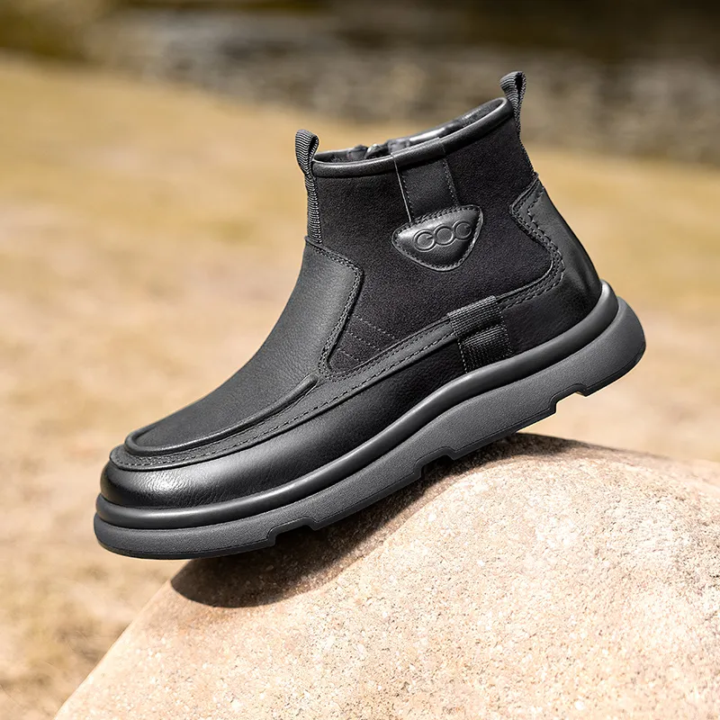 GOG Fashion Fleece Lined Thermal Ankle Boots Men's-4