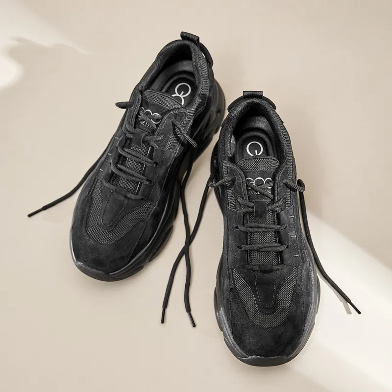 GOG Lightweight And Breathable Low Top Platform Casual Shoes Men's-4