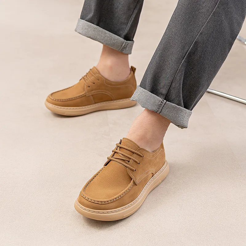 GOG Men's Casual Shoes Men Low Top Brown-6
