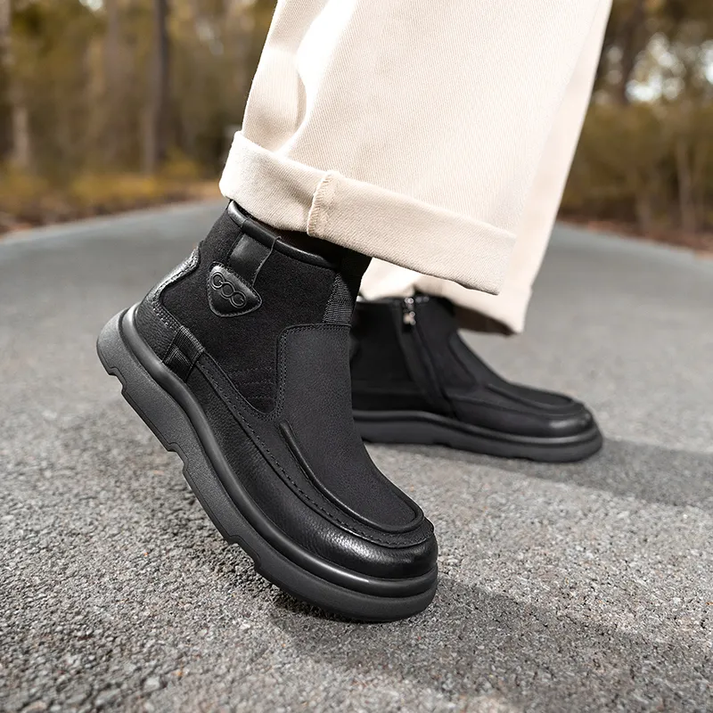 GOG Fashion Fleece Lined Thermal Ankle Boots Men's-1