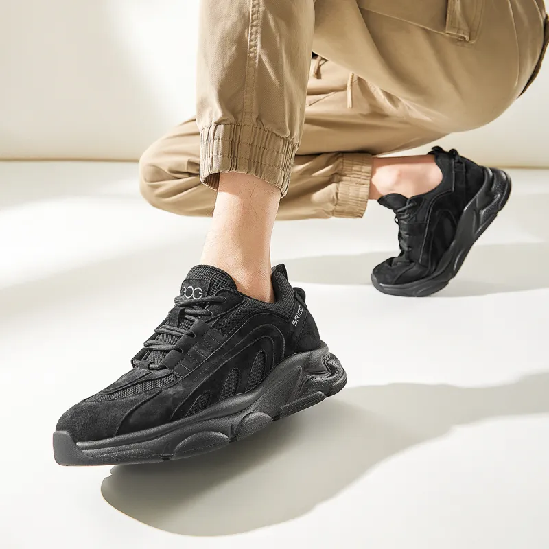 GOG Low Top Chunky Sneakers Men's Black-6