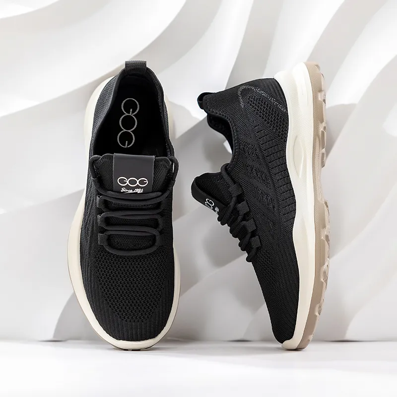 GOG Low Top Casual Shoes Men's Black-1