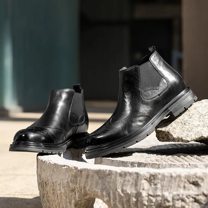 GOG Chelsea Boots Men Black-3