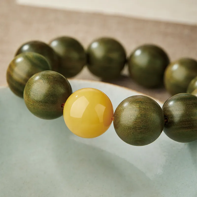 SGE Green Sandalwood Bracelets Men's-6