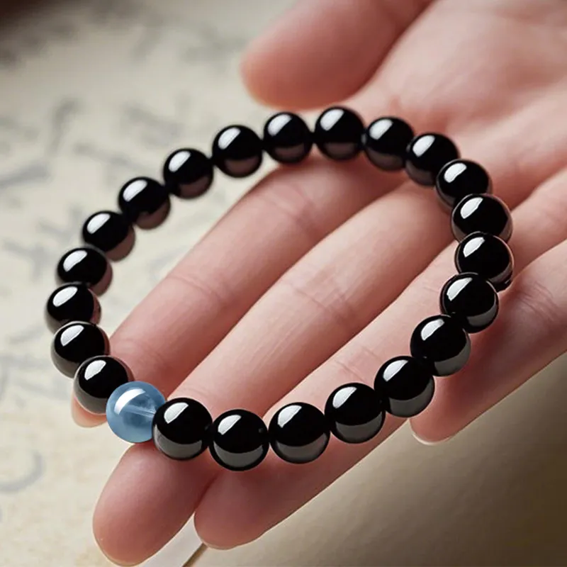SGE Obsidian Jade Bracelets Unisex-2