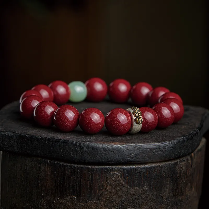 SGE Reconstructed Cinnabar Bracelets Unisex-1