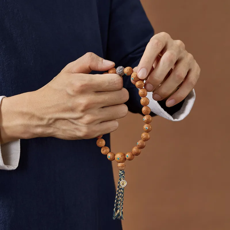 SGE Phoenix Eye Bodhi Seeds Bodhi Bracelets Men's-7