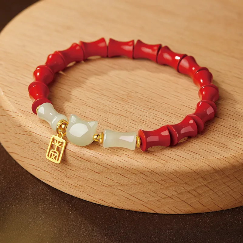 SGE Hetian Jade Bracelets Pale Greenish White Jade Women's-3