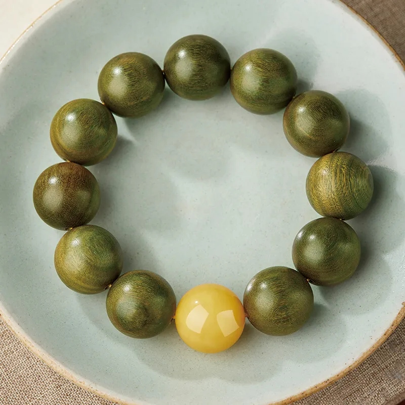 SGE Green Sandalwood Bracelets Men's-5