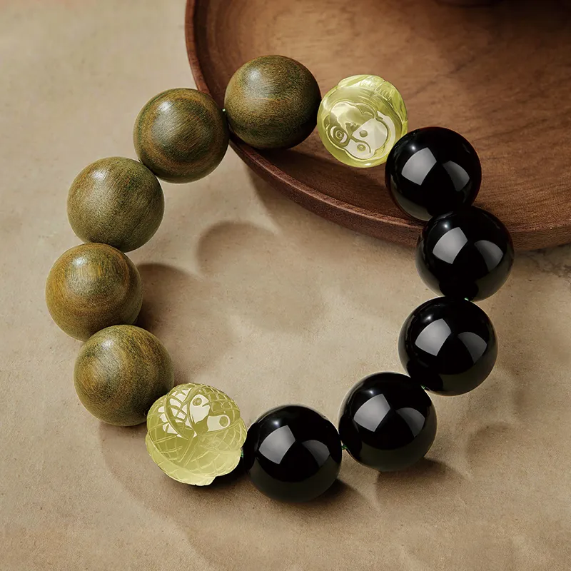 SGE Green Sandalwood Bracelets Men's-8