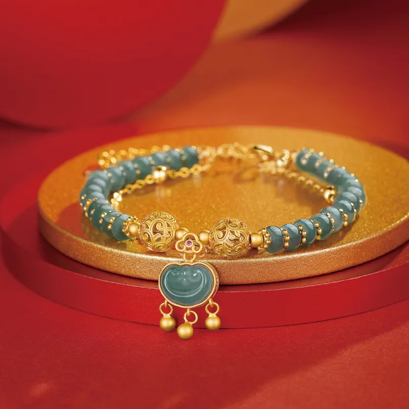 SGE Glutinous Jade Jadeite Bracelets Women's-2