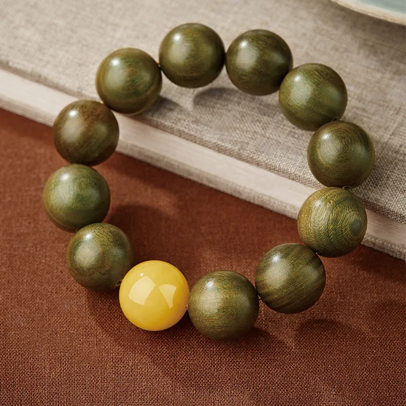 SGE Green Sandalwood Bracelets Men's-3