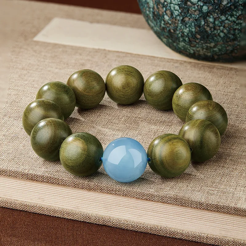 SGE Green Sandalwood Bracelets Men's-5