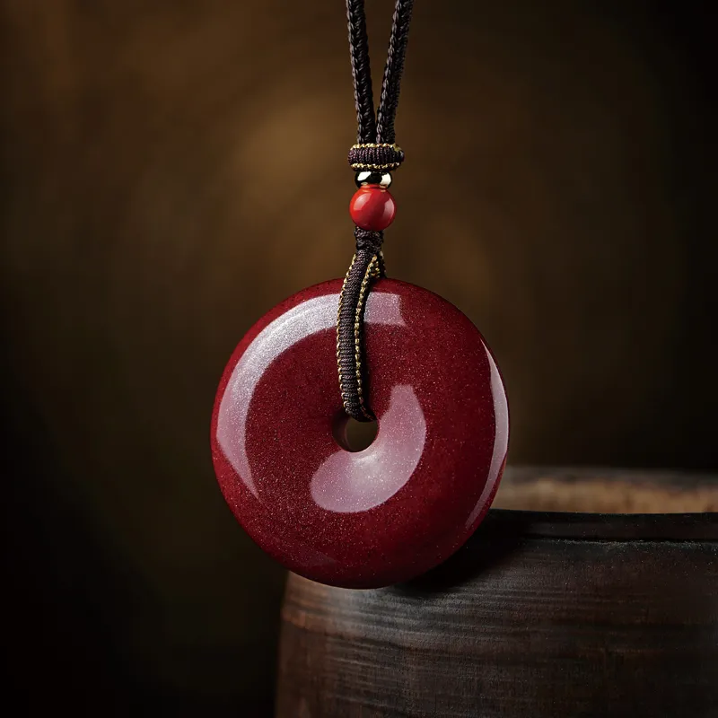 SGE Reconstructed Cinnabar Necklaces Unisex-1