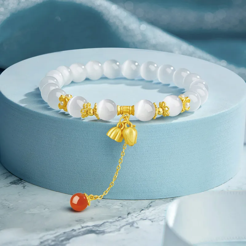 SGE Cat's Eye Stone Bracelets Women's-1