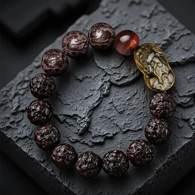 SGE Red Sandalwood Bracelets Unisex-3