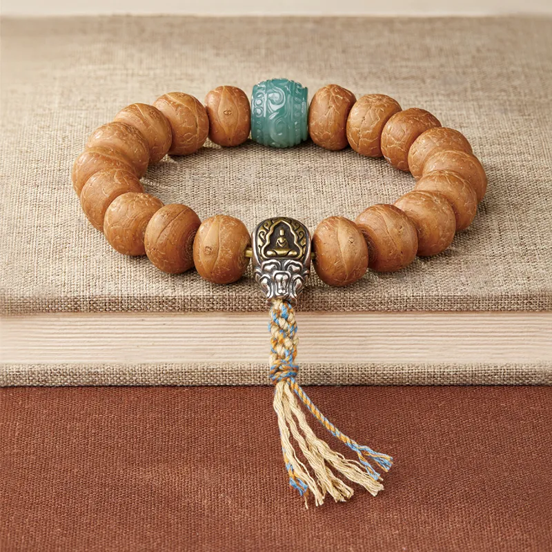 SGE Phoenix Eye Bodhi Seeds Bracelets Men's-3