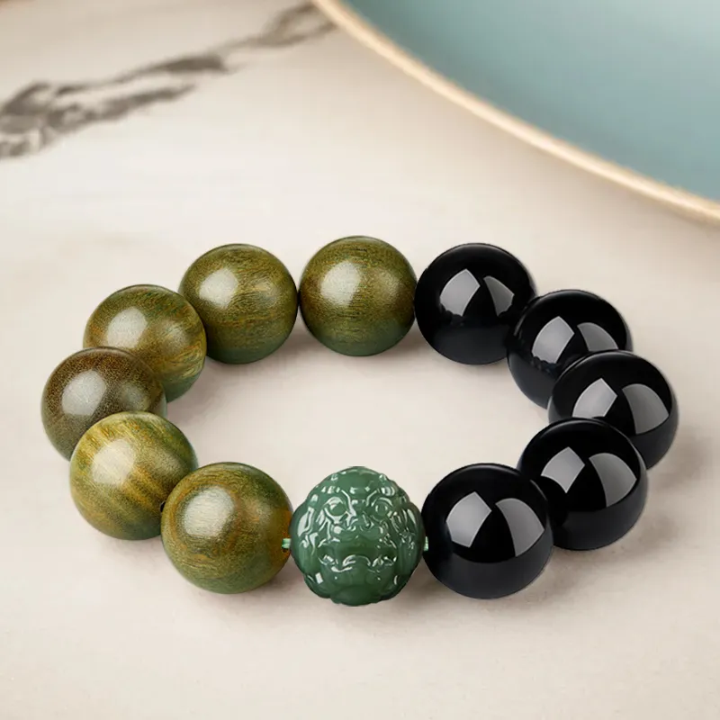 SGE Green Sandalwood Bracelets Men's-1