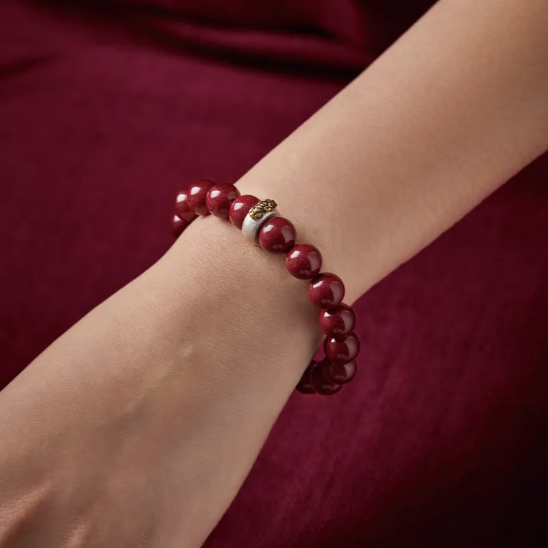 SGE Reconstructed Cinnabar Bracelets Unisex-2