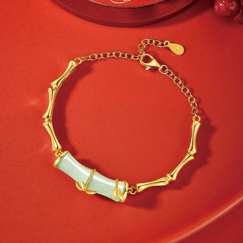 SGE Hetian Jade Bracelets Women's Pale Greenish White Jade-3
