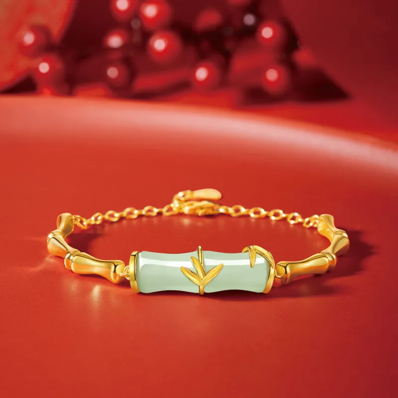 SGE Hetian Jade Bracelets Women's Pale Greenish White Jade-2