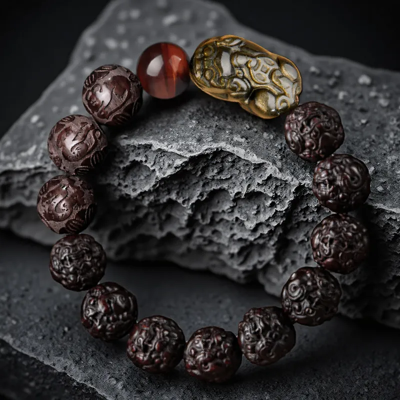 SGE Red Sandalwood Bracelets Unisex-2